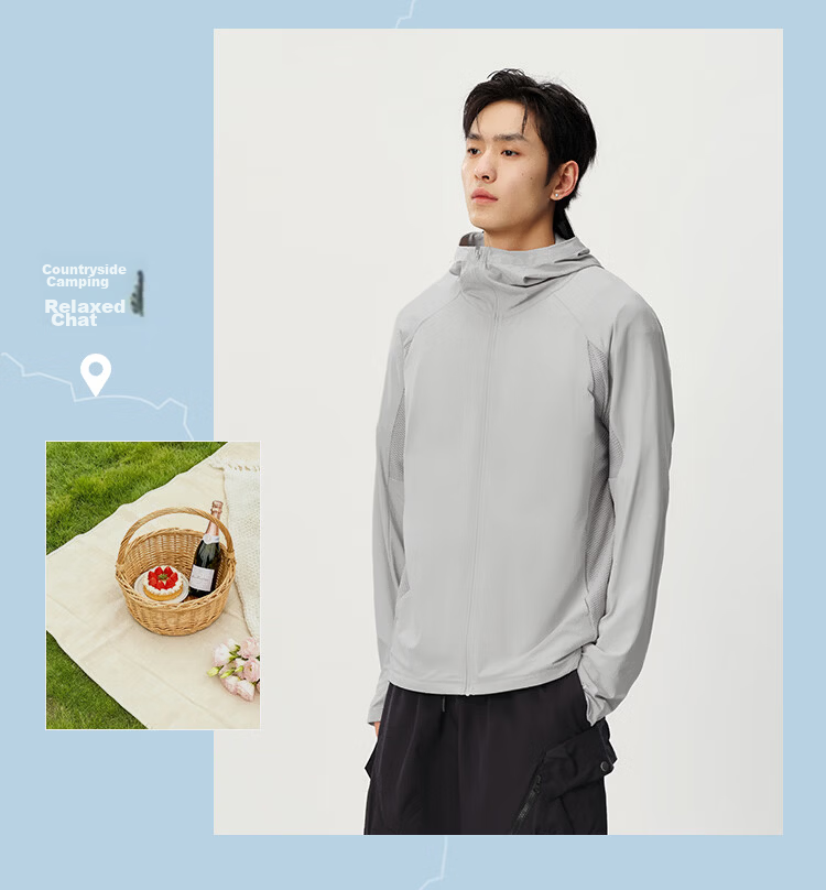 Semir Men's Summer Sun Protection Jacket | Knit Stretch Hooded Top 2026 Cool Breathable 109326108102 10
