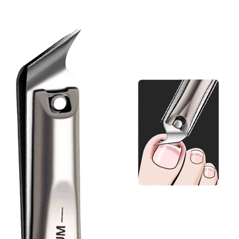 Germon German Craft Ingrown Toenail Scissors Original Slant Nail Clippers Single Household Eagle Beak Podiatry Tool for Inflammation and Ingrown Nails