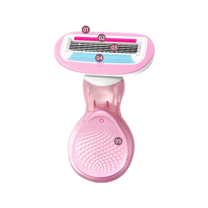 BO YOU Women's Hair Removal Razor, Intimate Area Trimmer for Women, Private Parts And Armpit Hair Shaver, Ladies' Full Body Hair Removal Tool