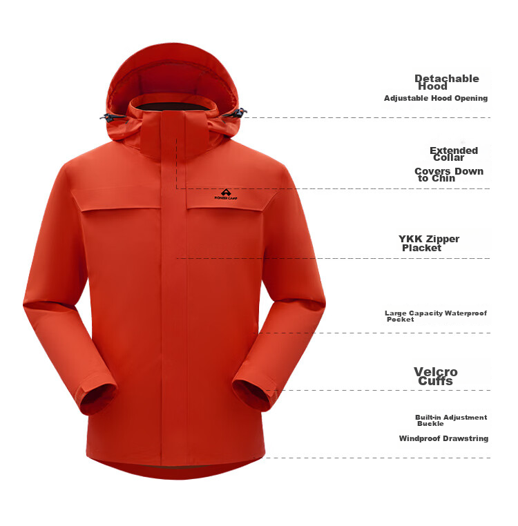 Toread Lin Gengxin Edition Suzaku Windbreaker Men's Spring Autumn Jacket Women's Outdoor Windproof Durable Hiking Climbing Coat 3