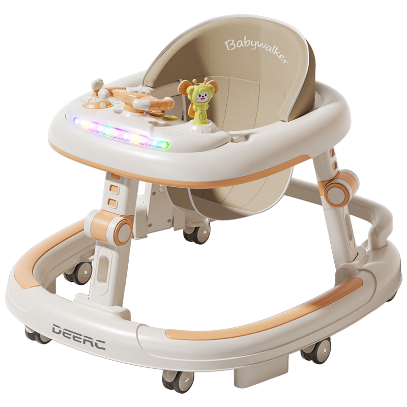 DEERC Baby Walker Anti-O-Leg 2026 Model 7-15 Months Anti-Tip Push Toy Birthday Gift