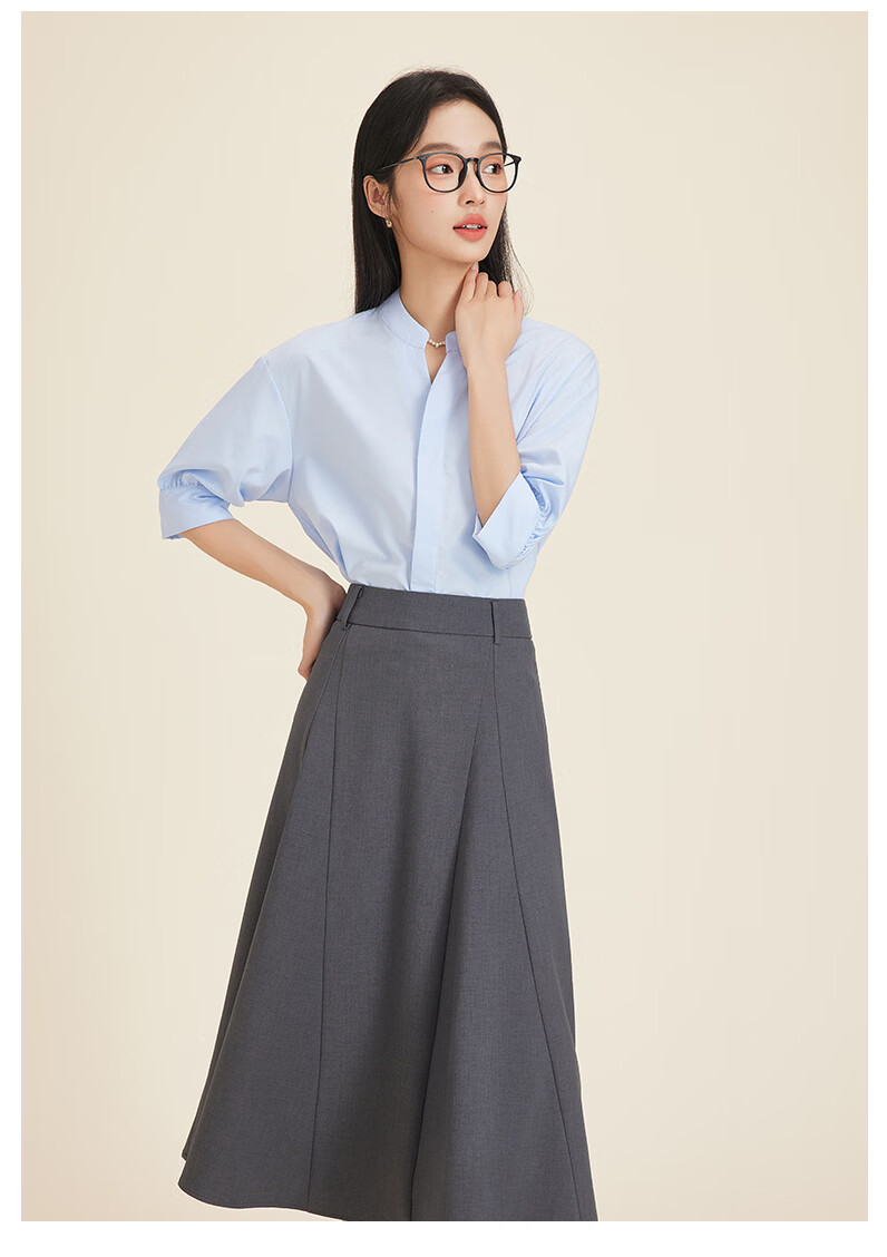 Dajiasi Women's White Short Sleeve Shirt Formal 2026 Summer New Interview Workplace Commuting Elegant Professional White Shirt 22