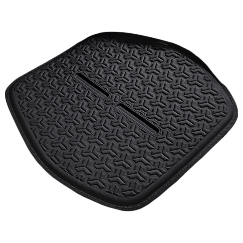 Digalun Universal Car Seat Cushion Four Seasons Breathable Ventilated Gel Backrest Rear Seat Driver Mysterious Black