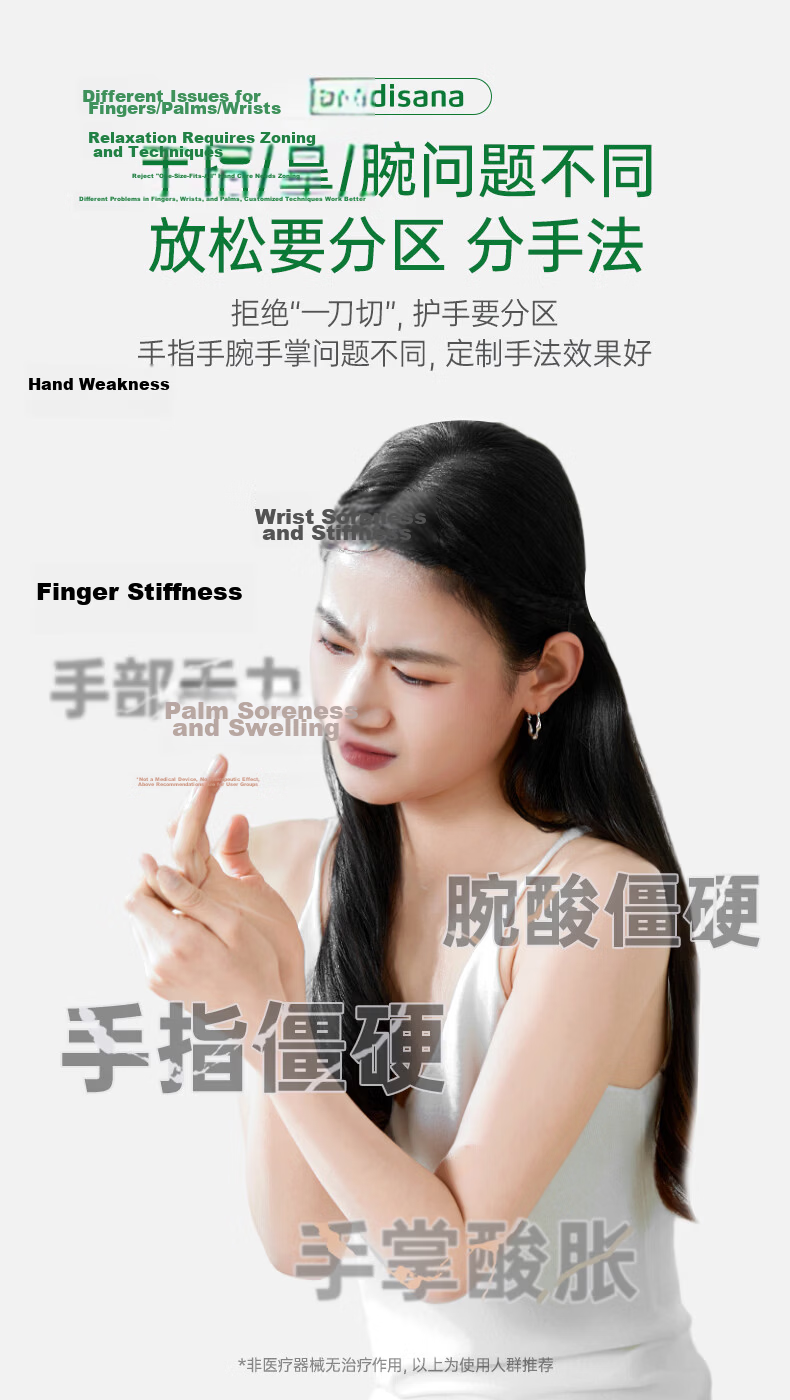 MEDISANA German Hand Massager with Heat Therapy for Fingers, Joints, Wrist, Tendon Sheath Massage, Palm Kneading And Warming, Practical Gift for Mother, Boyfriend, Girlfriend, Father's Day 5