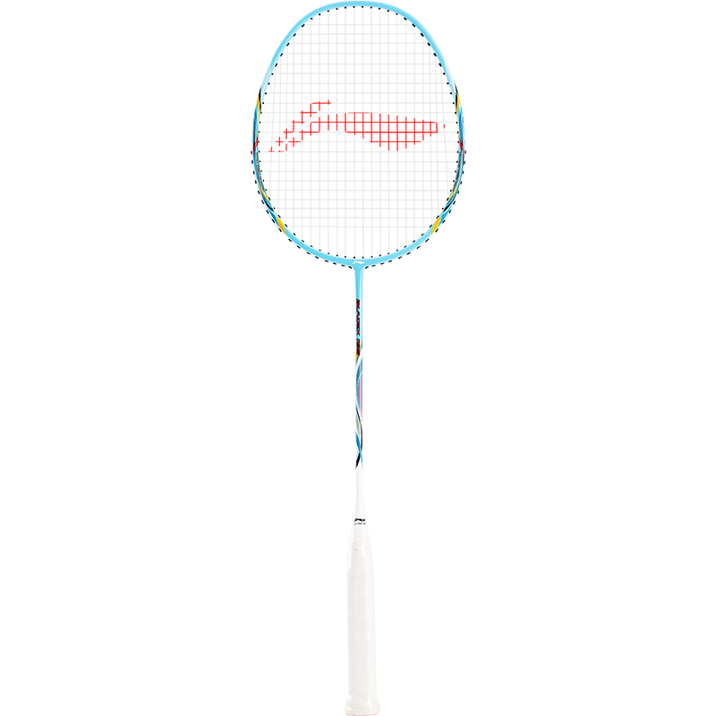 LI-NING Badminton Racket Full Carbon Single Racket Feng Ying 199 Speed Type Competition Training Racket Blue 3U Pre-strung
