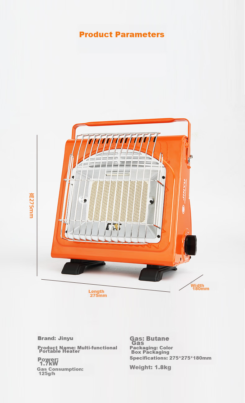 Jinyu Outdoor Heater Portable Camping Tent Wild Fishing Ice Fishing Gas Stove Outdoor Heater 6