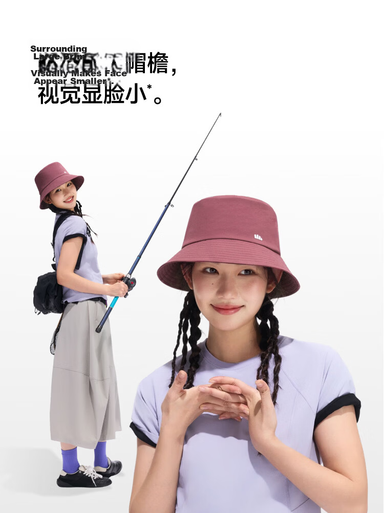 Beneunder Lightweight Unisex Bucket Sun Hat UV Protection Fishing Cap WR012 12