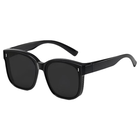 FENCHI Sunglasses Clip-On for Nearsightedness, Polarized Sunglasses for Men And Women, Ultra-Light Specialized Driving UV Protection Large Frame Trendy