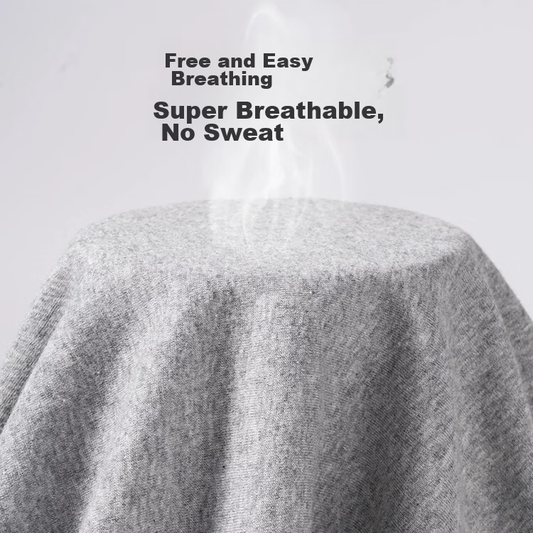 GUJIN 3-Pack 100% Cotton Men's High Elasticity Sports Sweat-Absorbing Breathable Loose Thin Vest 13