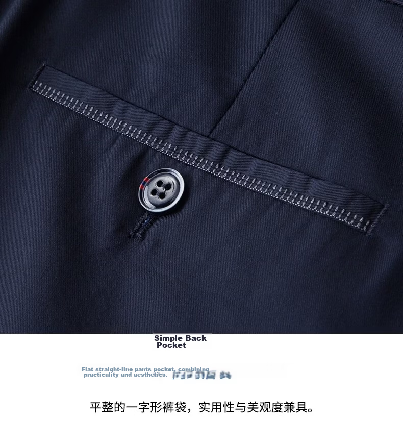 PLAYBOY Men's Business Straight Loose Fit Dress Pants 2026 Spring Autumn Thin Casual Trousers Commuter Pants 16