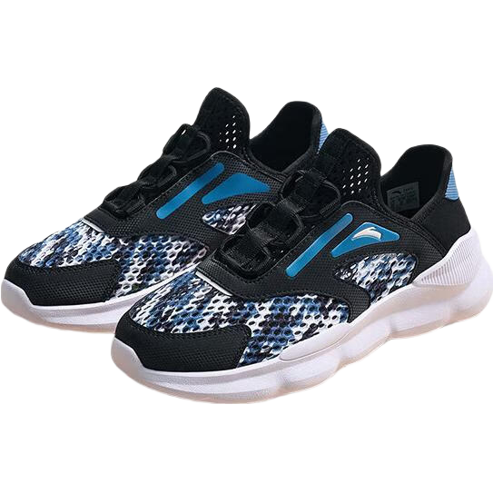 ANTA Children's Sports Shoes for Boys, Summer Large Mesh Breathable Slip-On Casual Shoes A312428821H