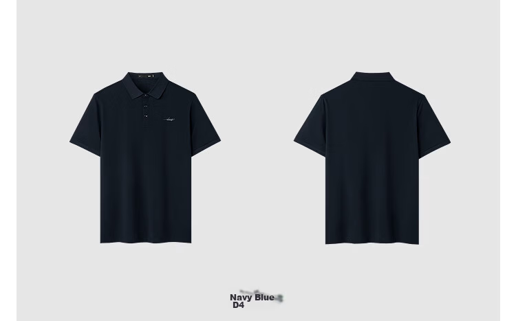 HLA Heilan Home Men's Short Sleeve Polo Shirt 26 Light Business Fashion Series Cool and Breathable Summer Short Sleeve 16