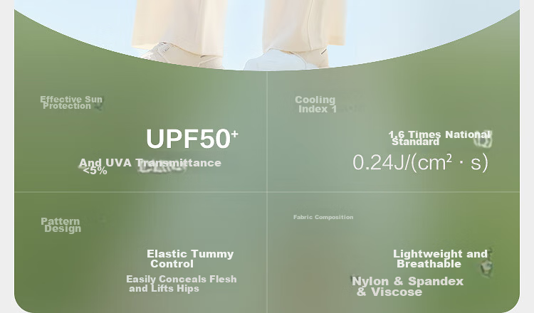 BOSIDENG Women's Summer UPF50+ Sun Protection Slim Fit Outdoor Pants 3