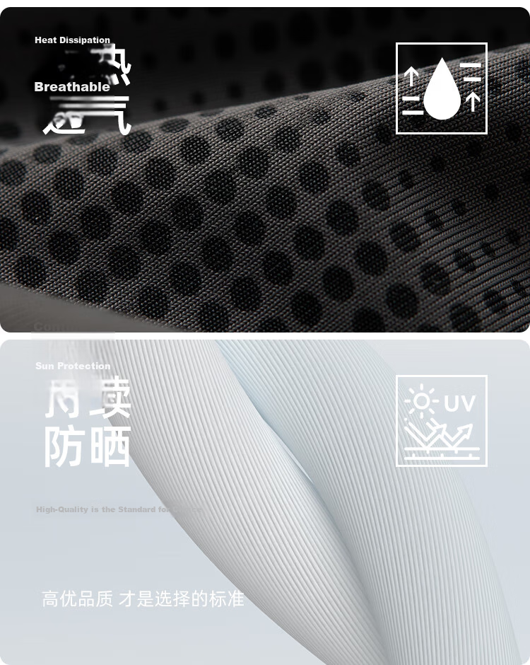 JIUMU Ice Silk Sun Protection Face Mask for Men, Cycling and Mountaineering, Summer UV Protection Neck Cover, Full Face Sun Shield Mask 4