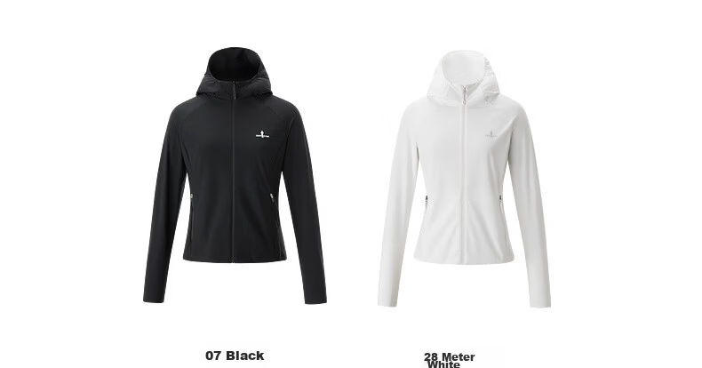 Biyinlefen Glacier Silk 2026 Spring Summer New Women's Casual Outdoor Cooling Sun Protection Lightweight Hooded Jacket 20