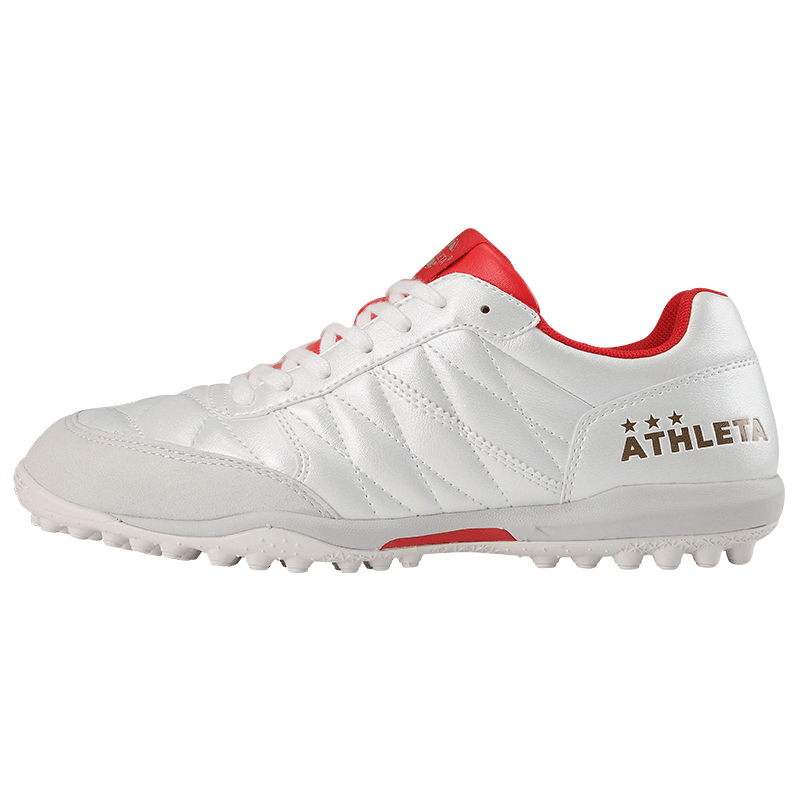 ATHLETA Soccer Shoes Wide Fit TF Turf Stud Mid-Range Cushioning Artificial Grass Training Match Shoes Men