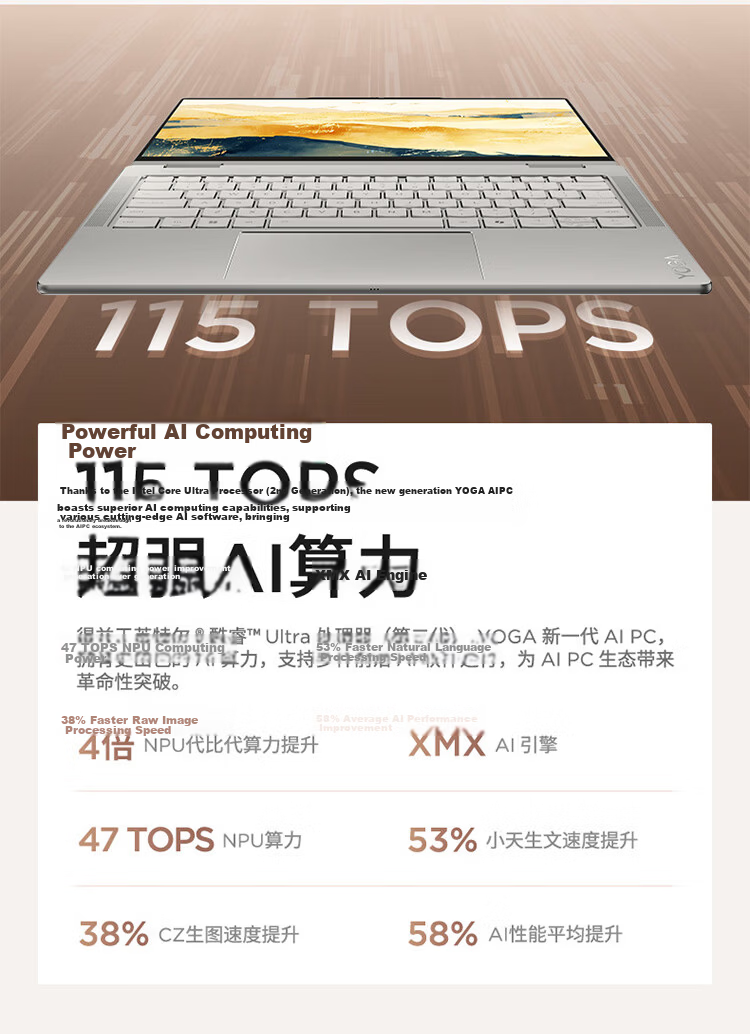 Lenovo YOGA 360 14 Lightweight Convertible Laptop Core 2nd Gen Ultra7 258V 32GB 1TB 2.8K 120Hz Touch OLED 360° Flip Notebook 8