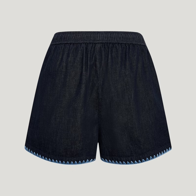 Adidas Originals Women's RESORT SHORTS W Denim Shorts KX0747 Blue S 3