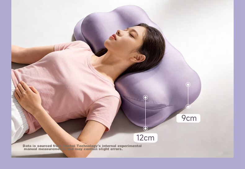 8H Slow Rebound Memory Foam A-Class Adult Pillow Neck Support Deep Sleep Antibacterial Pillowcase HY Pro Gray 9