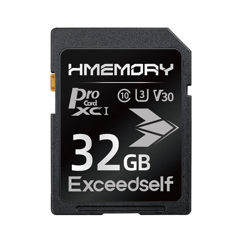 Huacun SD Card 32GB V30 High-Speed Memory Card Compatible with Canon Sony Fuji Nikon Panasonic Leica Cameras Universal Storage for Students CCD Instant Camera