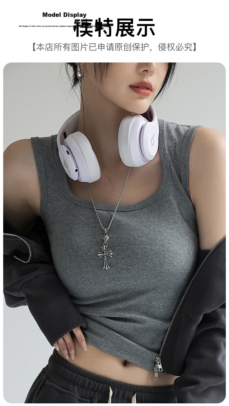 Miiow Women's Pure Cotton Camisole Vest 2026 New Summer Outerwear Side Coverage Racerback Wide Strap Square Neck Basic Top 13