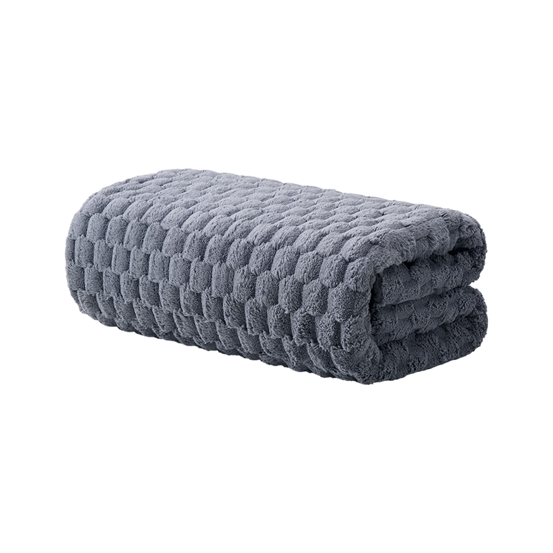 Grace Japanese Style Cloud Pattern Bath Towel - Dark Gray, Unisex, Grade 7 Antibacterial, 300g, Highly Absorbent, Soft and Skin-Friendly Bath Towel