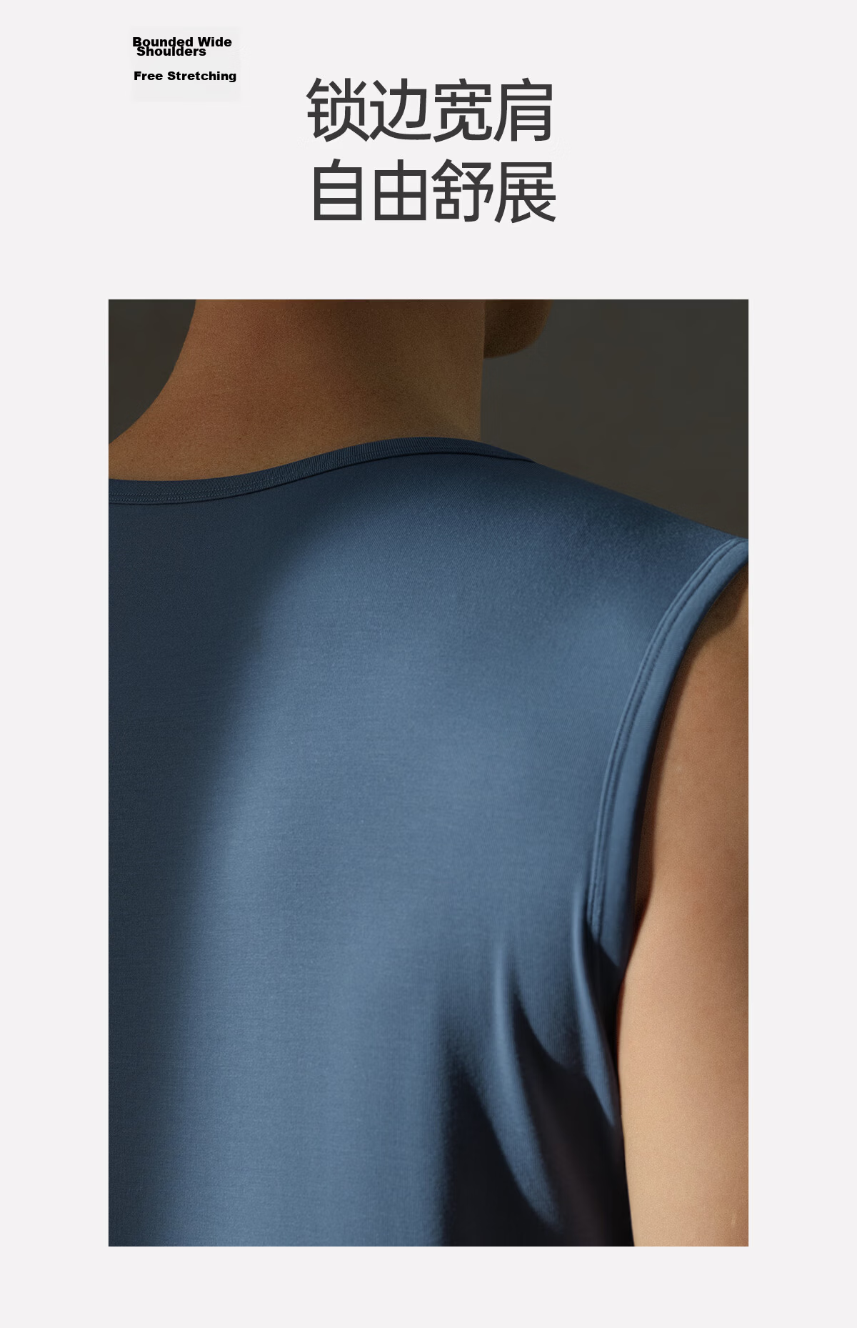 MONTAGUT 80s Modal Men's Vest Thin Base Layer Ice Silk Cooling Sports Undershirt Summer Tank Top 18