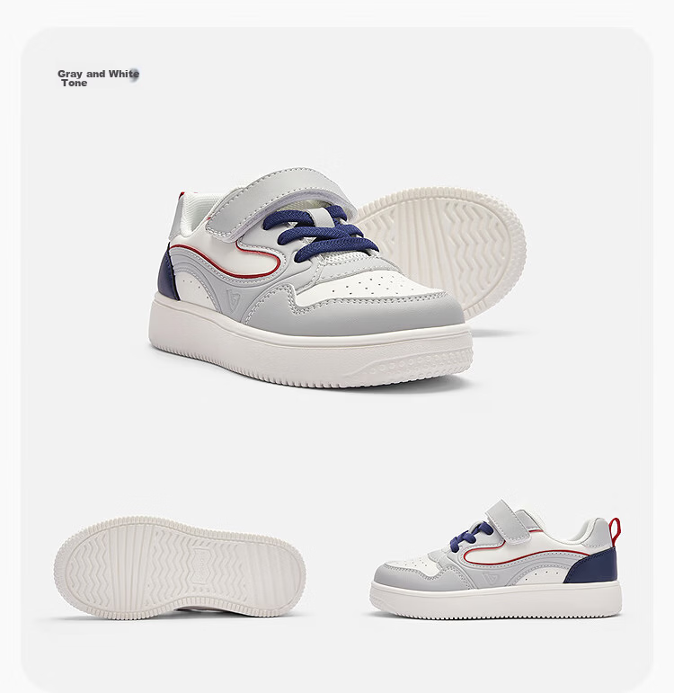 Balabala Kids Casual Shoes Children's Lightweight Breathable Mesh Sneakers Boys Girls 2026 New Autumn White Shoes 27