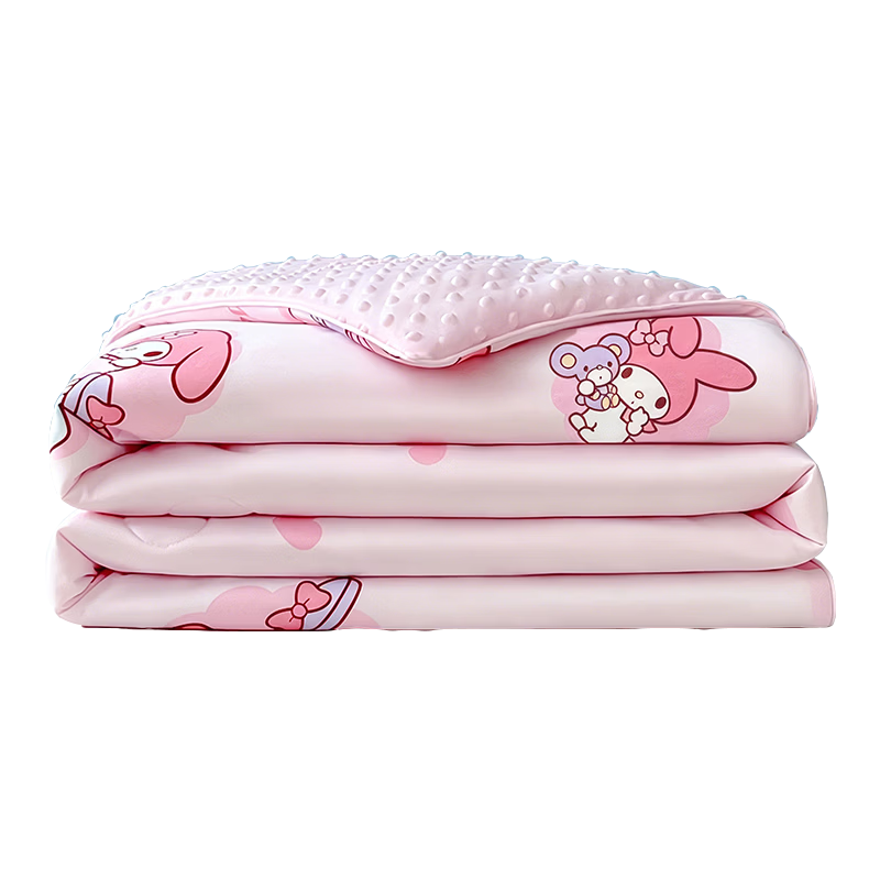 MINISO Cooling Silk Ice Bead Summer Quilt Sanrio Machine Washable Double Summer Blanket 150x200cm