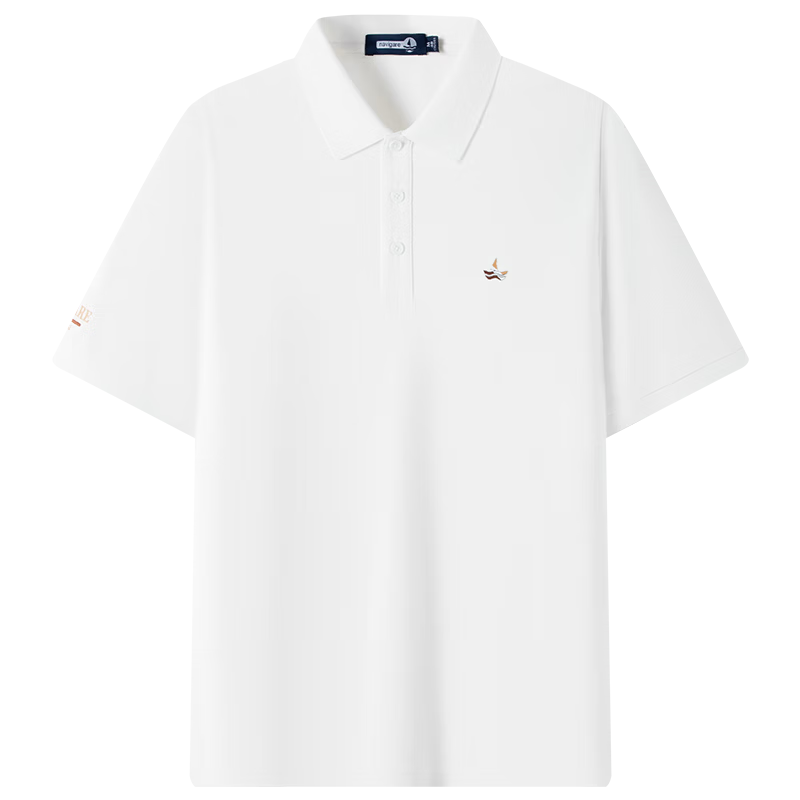 Navigare Small Sailboat Spring Summer Commuter Casual Polo Shirt Men Quick-Dry Lightweight Short Sleeve X1325525511