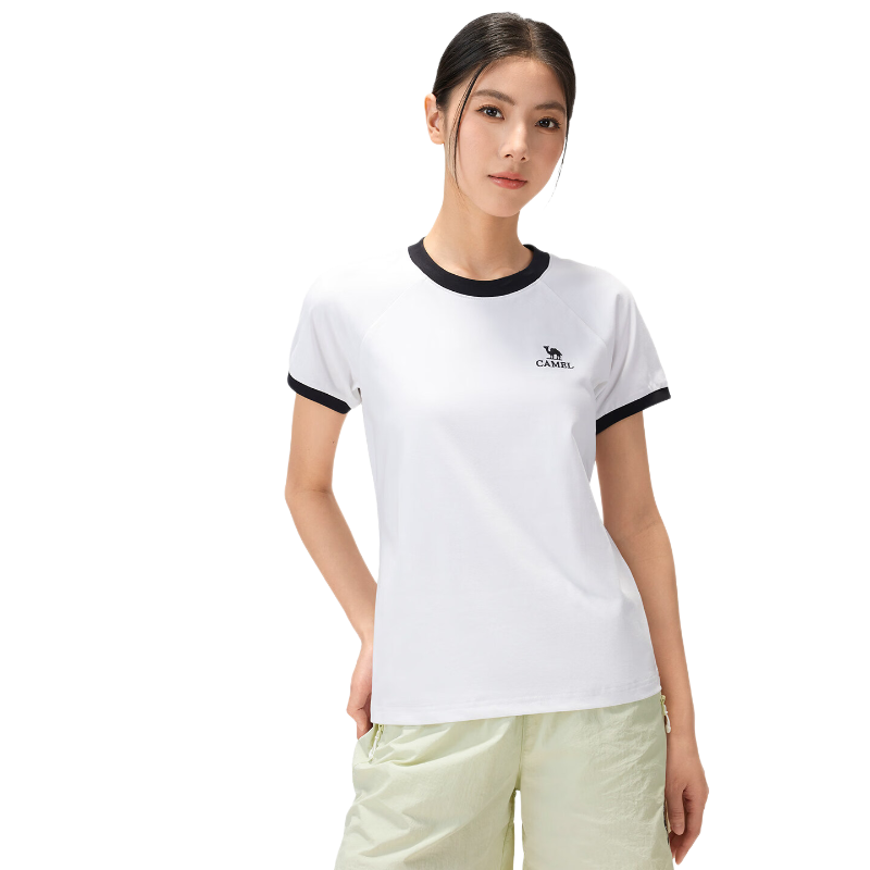CAMEL Outdoor Quick-Dry Short Sleeve Unisex 2026 Spring Summer Breathable Sports Loose Fit Crew Neck Casual T-Shirt 9001