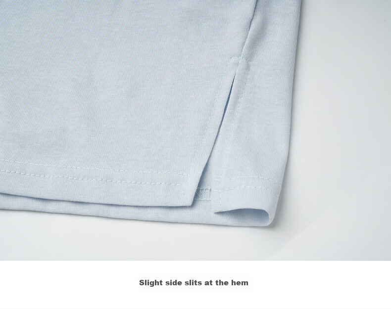 Olrain Eurier Scarf Collar Short Sleeve T-Shirt Women Summer New Casual Simple Commuter Knit Top Blue S 28