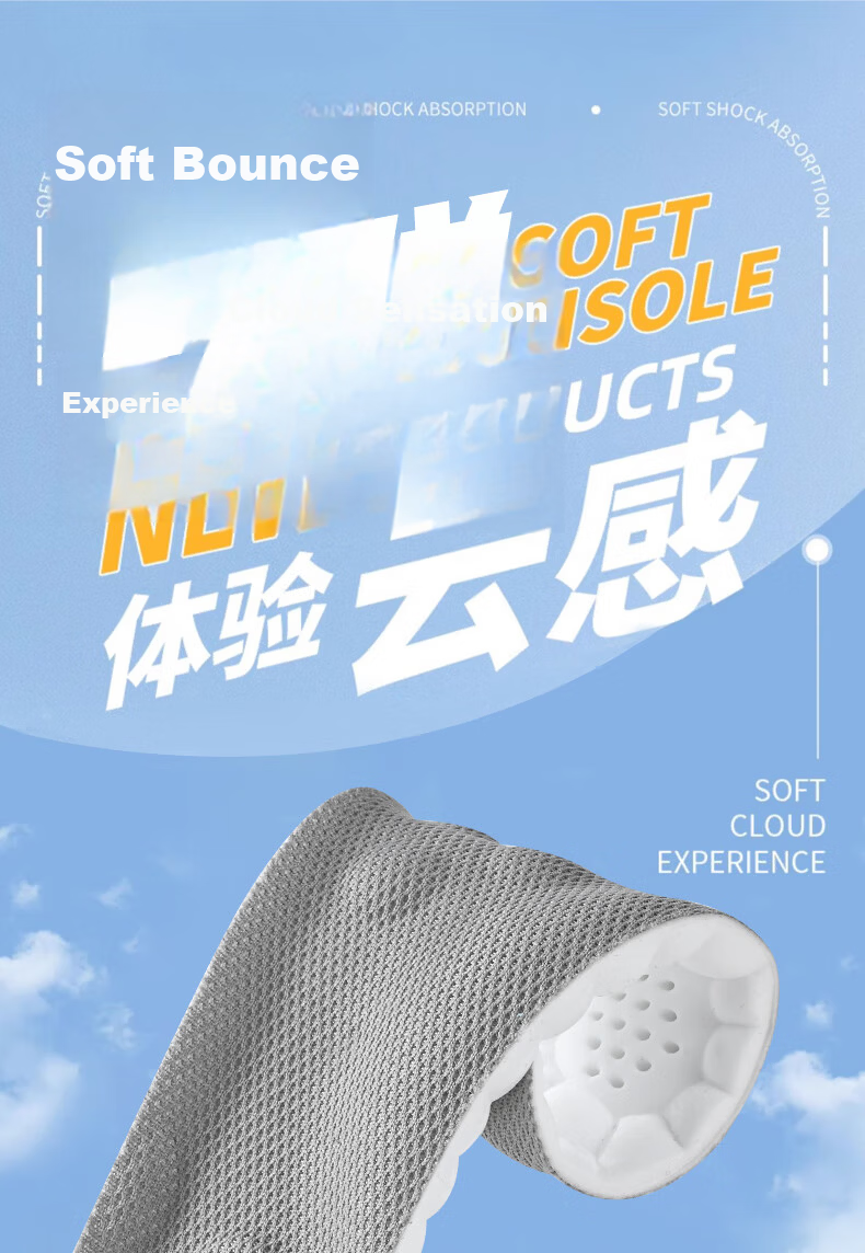 Zulijian Arch Support Insoles Unisex Sweat-Absorbing Odor-Resistant Sports Shock-Absorbing Anti-Fatigue Soft Sole Comfortable Pain-Relief for Long Standing 1