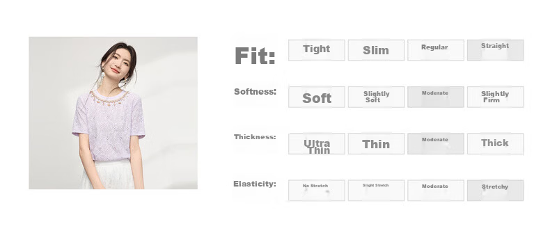 Sllsky Bohemian Heavywork Hollow-out Short Sleeve T-shirt Women Summer 2026 New Elegant Shell Strap Crew Neck Top 10