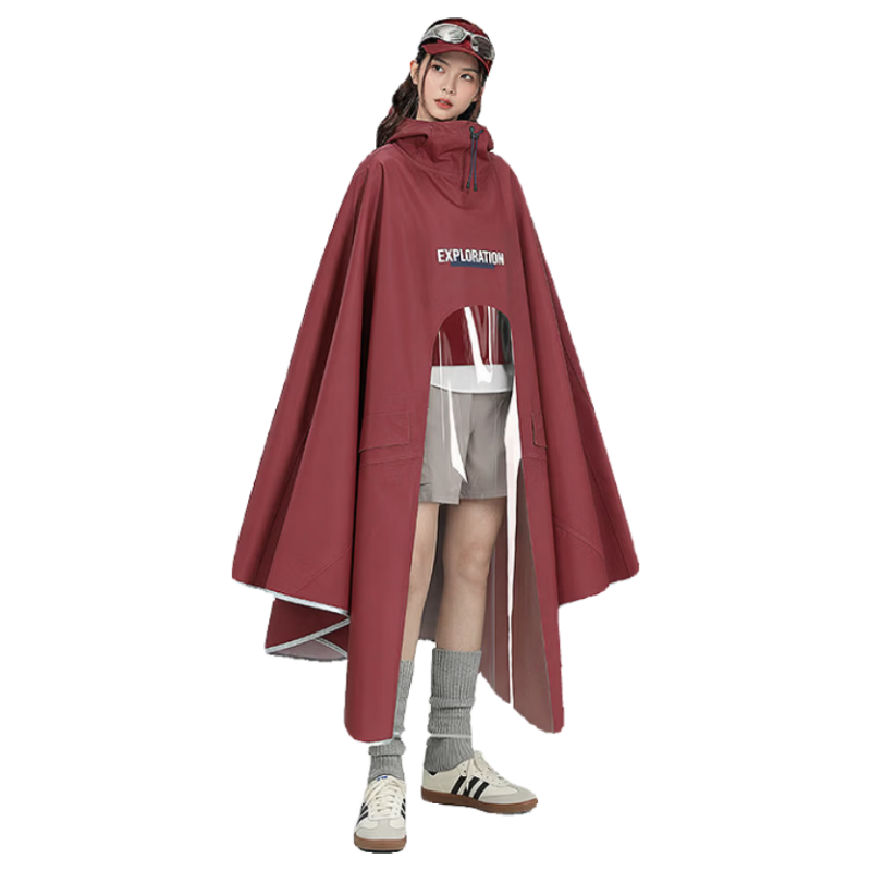 Beimei Electric Scooter Single-Person Enlarged Thickened Long Full-Body Raincoat, New Style Cycling-Specific Poncho