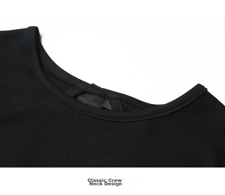 Olrain Slim Fit Back Hollow Butterfly Bow Long Sleeve T-Shirt Women Spring New Slim Top Black XL 20