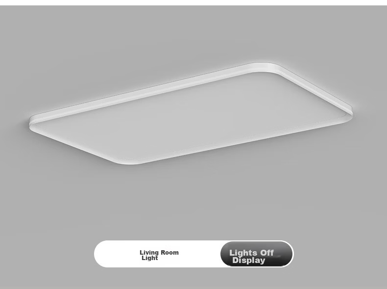 Great Wall LED Ultra-thin Eye-protection Ceiling Light Minimalist Seamless Full-spectrum Living Room Bedroom Dining Hall Zhongshan Lighting 31