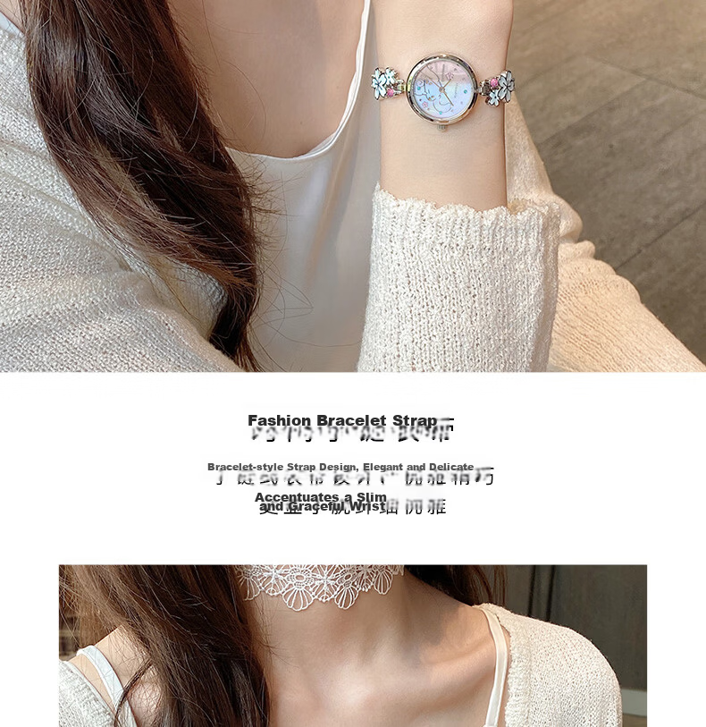 ZGO Sanrio Watch, Women's Butterfly Bracelet, Student Gift for Middle And High School, Cinnamoroll Valentine's Day Present for Girlfriend 15
