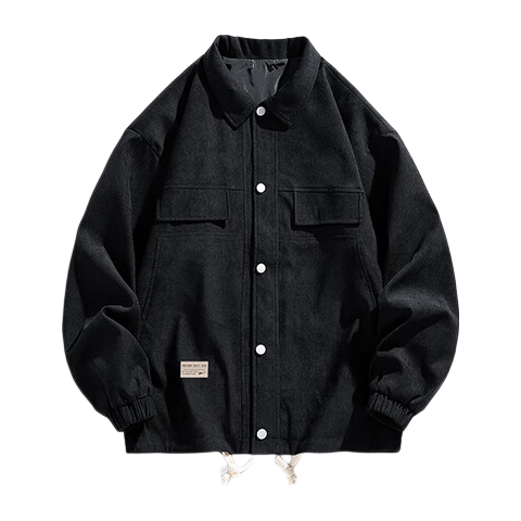 Huili Men's Jacket, Spring And Winter Fleece-Lined Cardigan Jacket, Casual Men's Coat, Warm Workwear Clothing for Me
