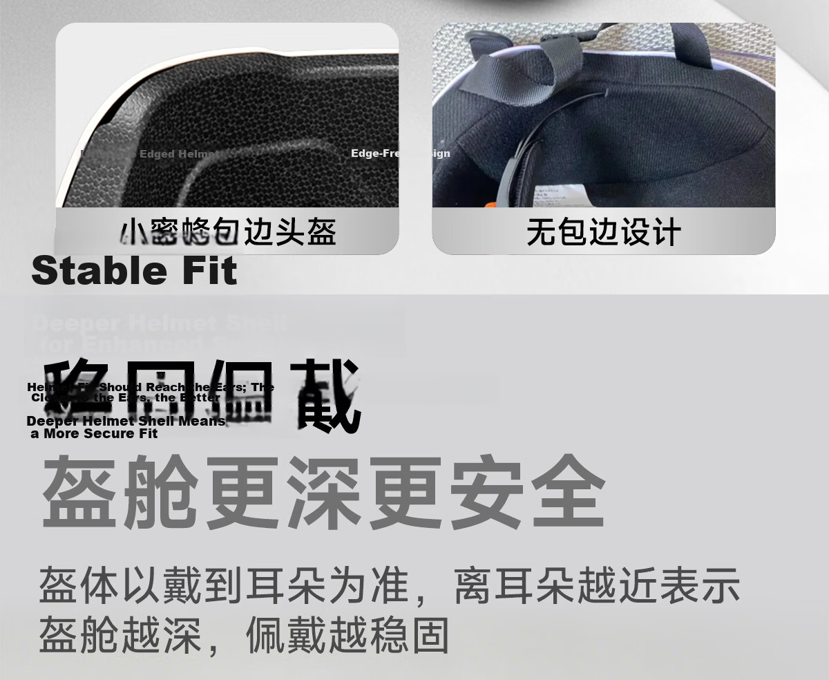 TWOBEE 3C Certified Helmet Electric Scooter Electric Bike Unisex Four-Season Safety Helmet Windproof Half Helmet Gray 8
