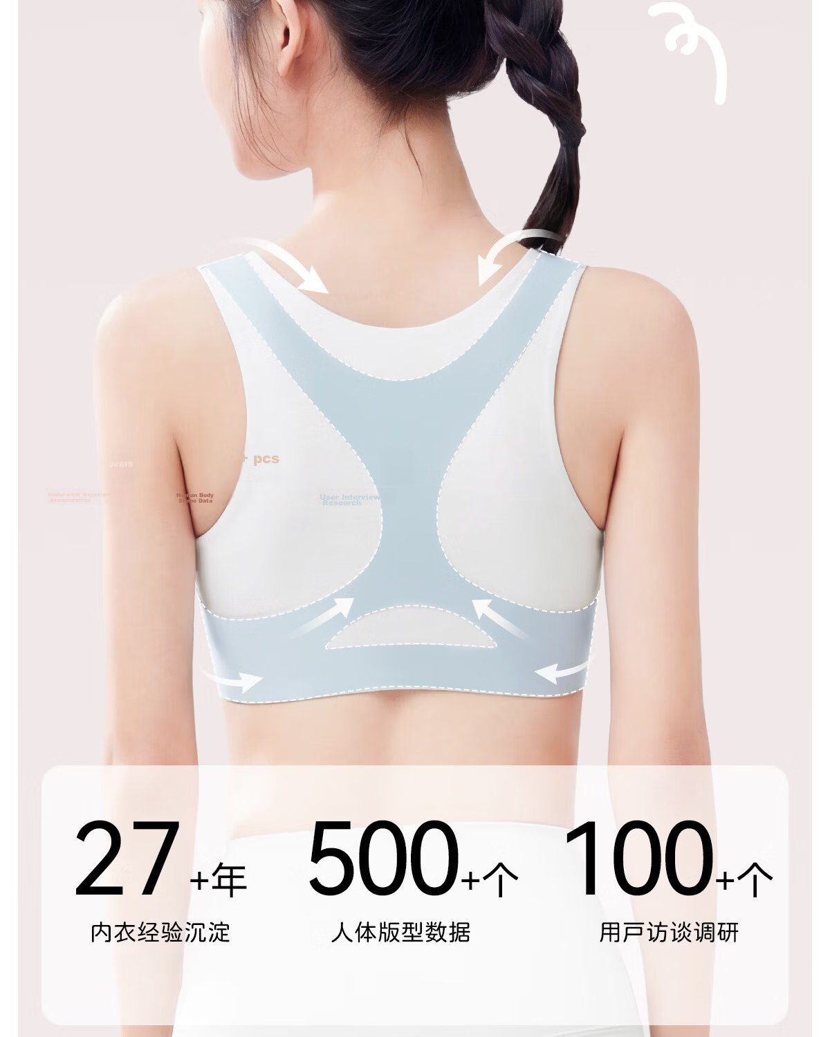 Tingmei Girls Front Zipper Sports Shockproof Vest Bra for Teens Seamless Development Period High School Students Blue 2XL 8