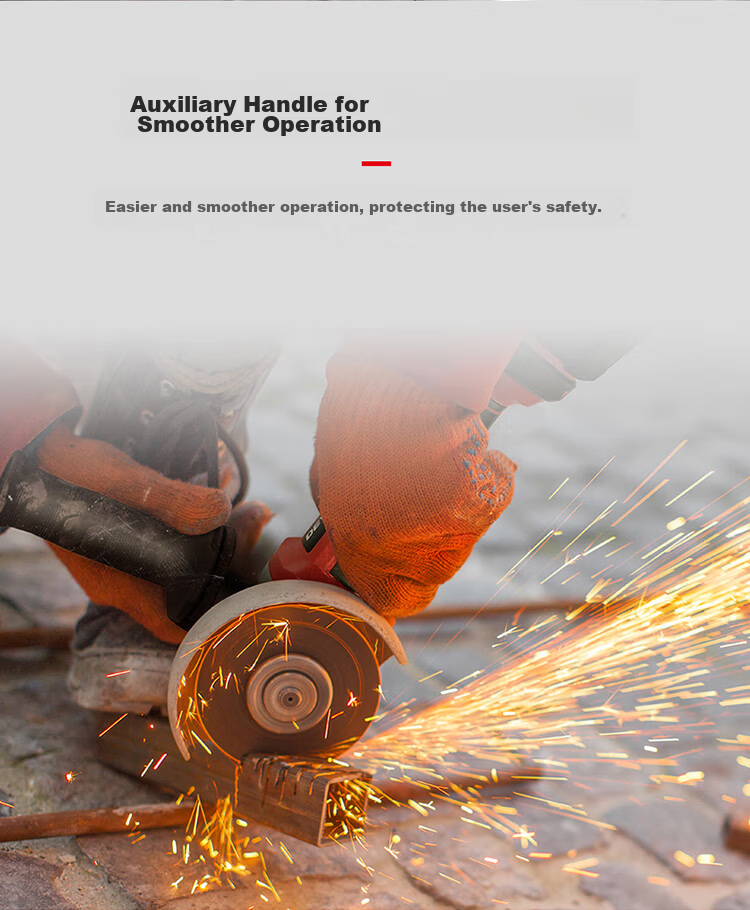 Devon 20V Brushless Lithium Angle Grinder 2903 Electric Polishing Grinding Machine Metal Cutting 100mm Bare Tool 12