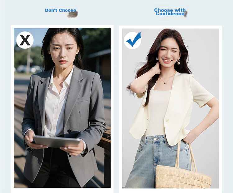 Sentubila Women's Summer Cool Feeling Sun Protection High-End Padded Shoulder Short Blazer Jacket Apricot M 10
