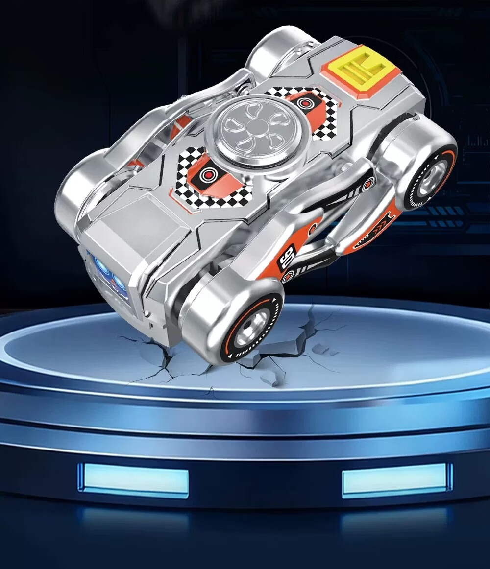 COOKSS Fingertip Mechanical Gyro Transformable Robot Dog Toy Wind-Up Walking Educational Boys Spinning Stress Relief Gift 8