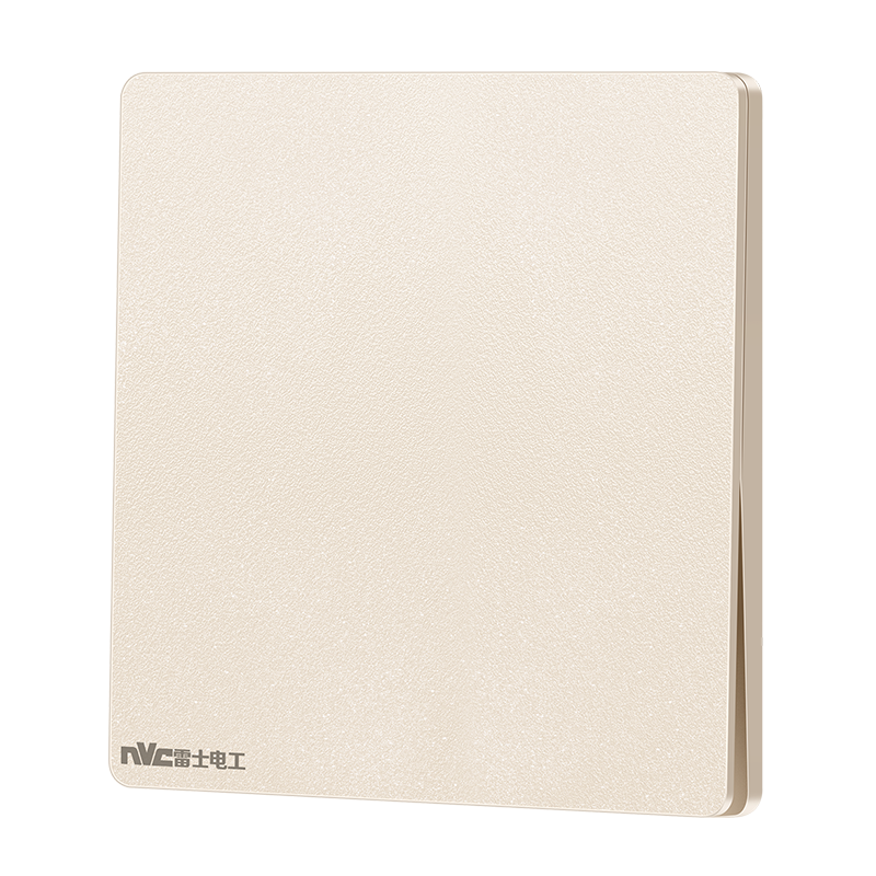 NVCleishidiangong Switch Socket, Cream-Colored Ultra-Thin Large Panel, Single-Switch Multi-Function 86-Type Switch Panel, N29 First Moon Yellow