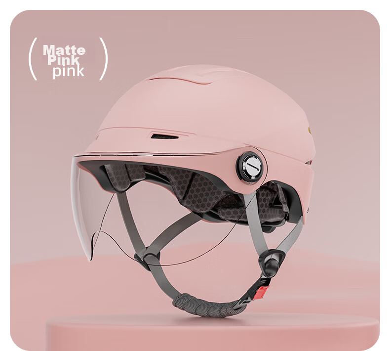 YUANBANG Helmet Electric Vehicle 3C Certified New National Standard Class A Electric Motorcycle Half Helmet Unisex Summer Breathable Safety Helmet Four Seasons Universal Off-White with Ventilation Len 16
