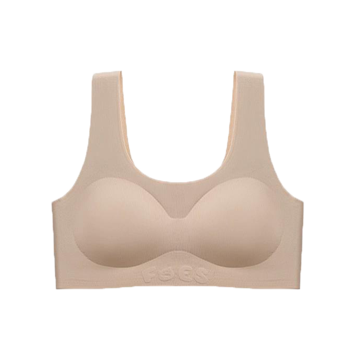 GUJIN Girls' Underwear High School Middle School Student Pink Foundation Thin Bra Youth Development Invisible Seamless Vest