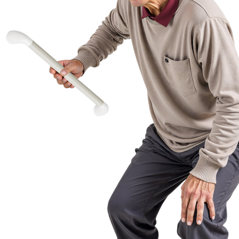 R&T X JD Collective Procurement "Fushou" Anti-Slip Antibacterial Elderly-Friendly Bathroom Grab Bar - 30cm