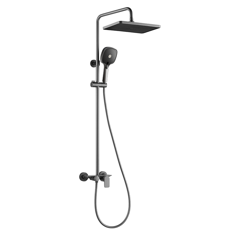 HEGII Shower Head D20, Copper Alloy Descaling Self-Cleaning Storage Shower Head, HMF951-333