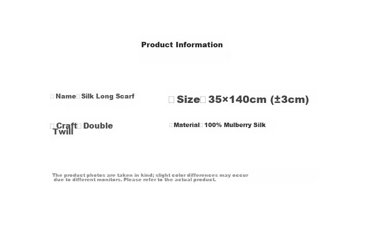 Hangsilk 12mm Double Crepe Silk Scarf Mulberry Silk Long Shawl Gift Box for Women Birthday Gift for Mom 6